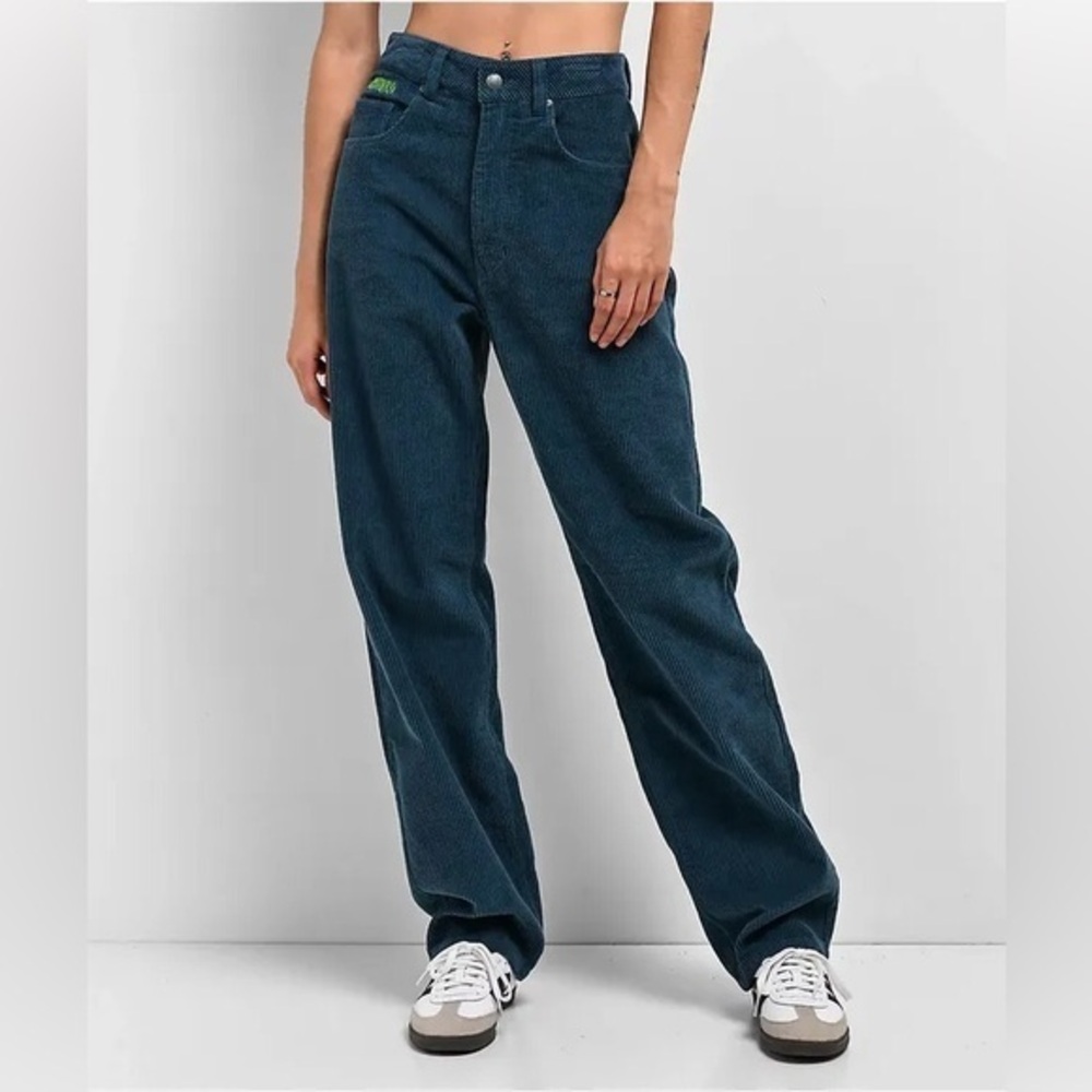 Empyre Deep green Straight Leg Jeans
